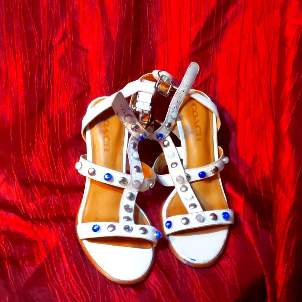 Coach heels size 8